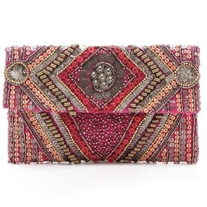 Moyna - Beaded Flap Clutch - NEW!